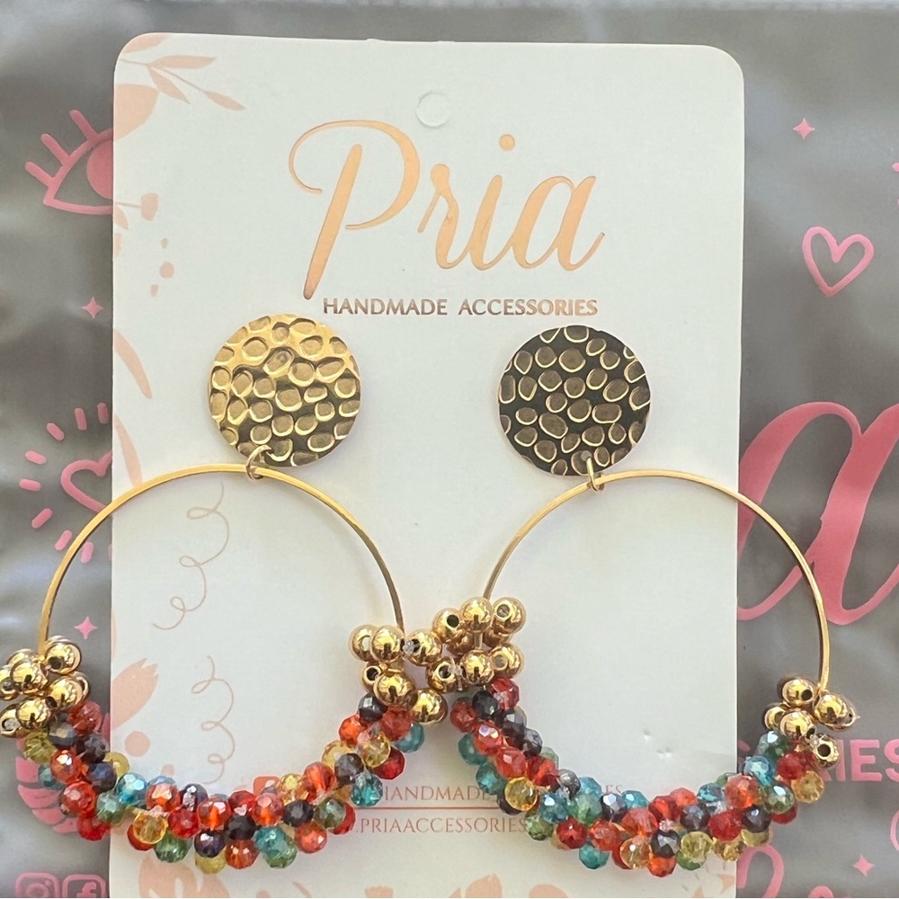 Pria handmade earrings